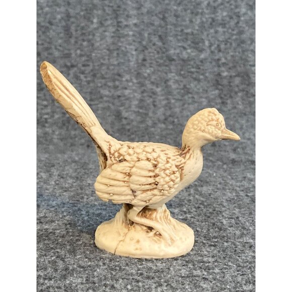 3 Ceramic Bird Figurine Floral Detail Ivory Toned Accent Home Decor Vtg - Picture 4 of 16